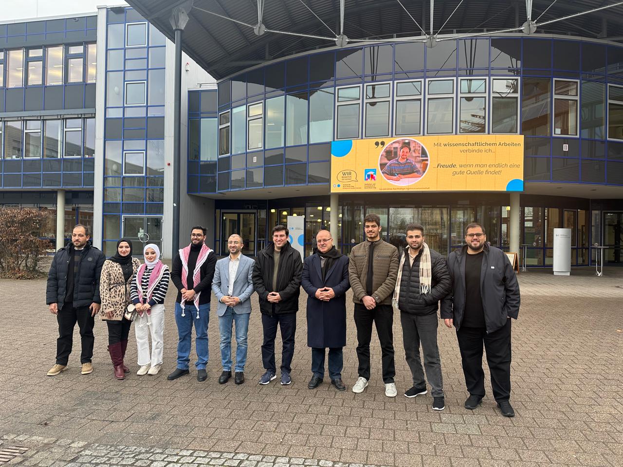 Hijjawi Students Represent Yarmouk at German Tech Workshop